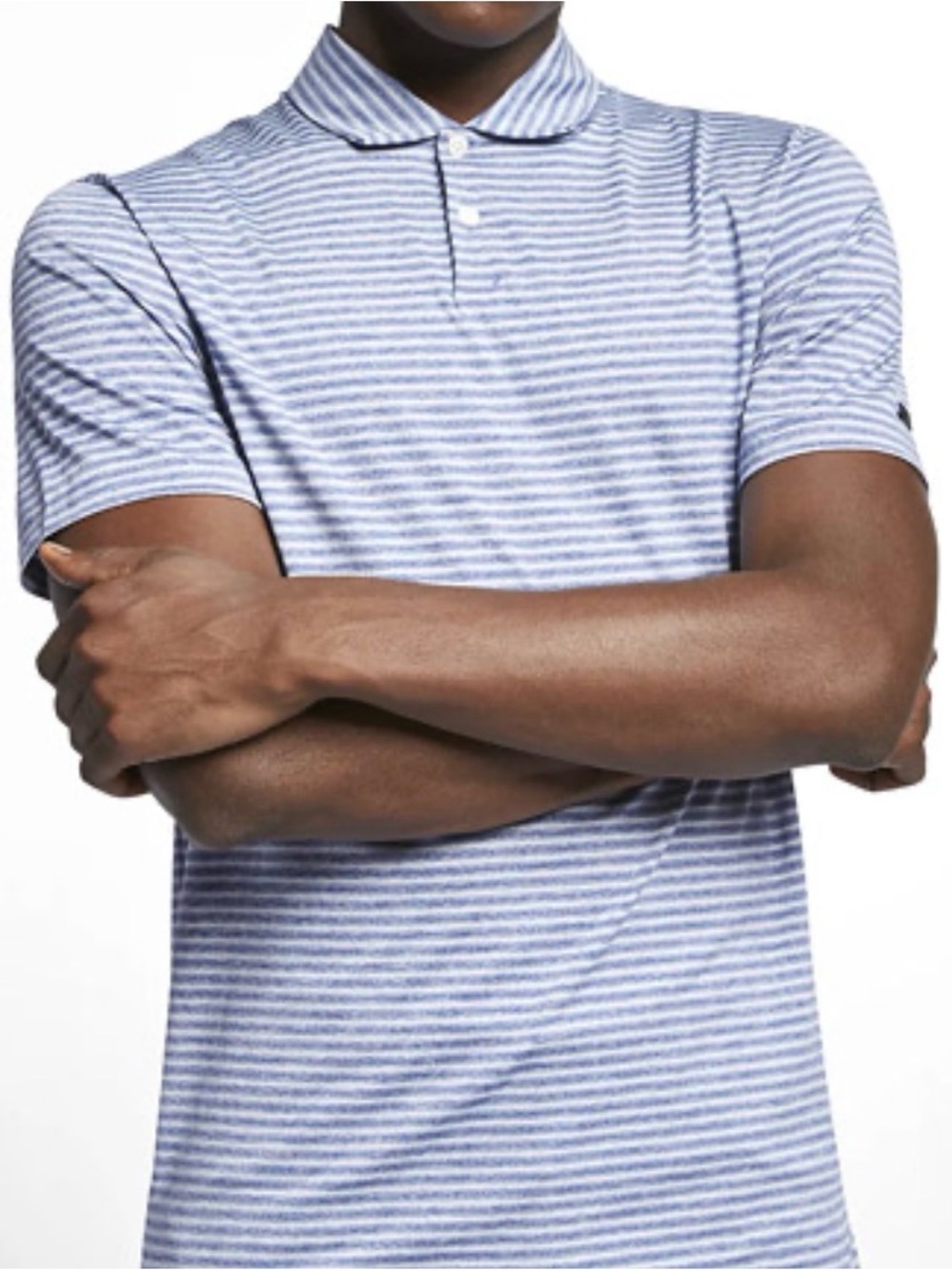 Nike Golf Tiger Woods (TW) Collection Dri-FIT Vapor striped polo shirt